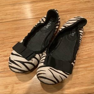 PabDer Zebra Print Flats